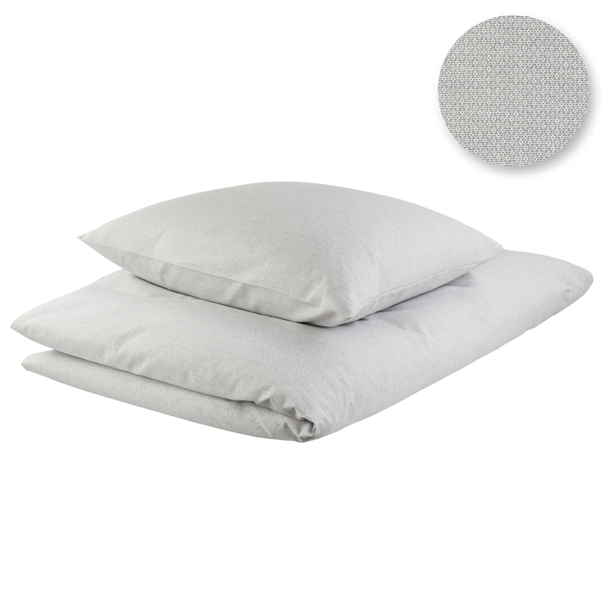 Graue Hotelbettwäsche Mimi mit feinem Muster - edel, pflegeleicht & langlebig mit Beirtex-Technologie