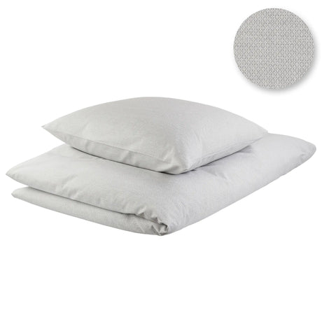 Graue Hotelbettwäsche Mimi mit feinem Muster - edel, pflegeleicht & langlebig mit Beirtex-Technologie