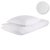 Hochwertige Bettwäsche in Weiß mit Struktur von Velvetana