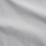 Detailaufnahme der grauen Bettwäsche Verdi - hochwertiger Stoff mit feinem Streifenmuster