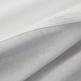 Grauer Deckenbezug mit weiße Einsatz - stilvolle Hotelbettwäsche in Premium-Qualität von Velvetana