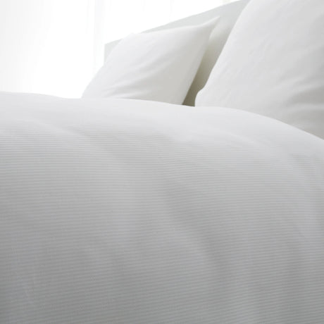 Luxuriöse weiße Hotelbettwäsche Verdi - dezentes Design mit hochwertiger Verarbeitung