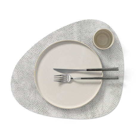 Pflegeleichtes Tischset Hippo in organischer Form für besonderes Ambiente bei Velvetana