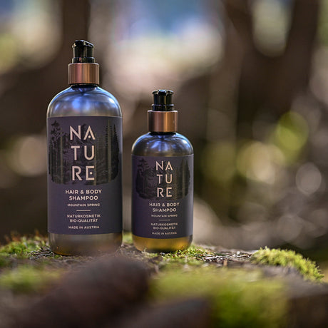 Shampoo & Duschgel von Nature – made in Austria.
