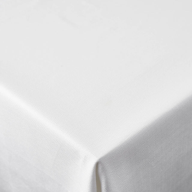 Detailaufnahme der weißen Tischwäsche Asti - feine Struktur & hochwertige Hotel- & Restaurantqualität