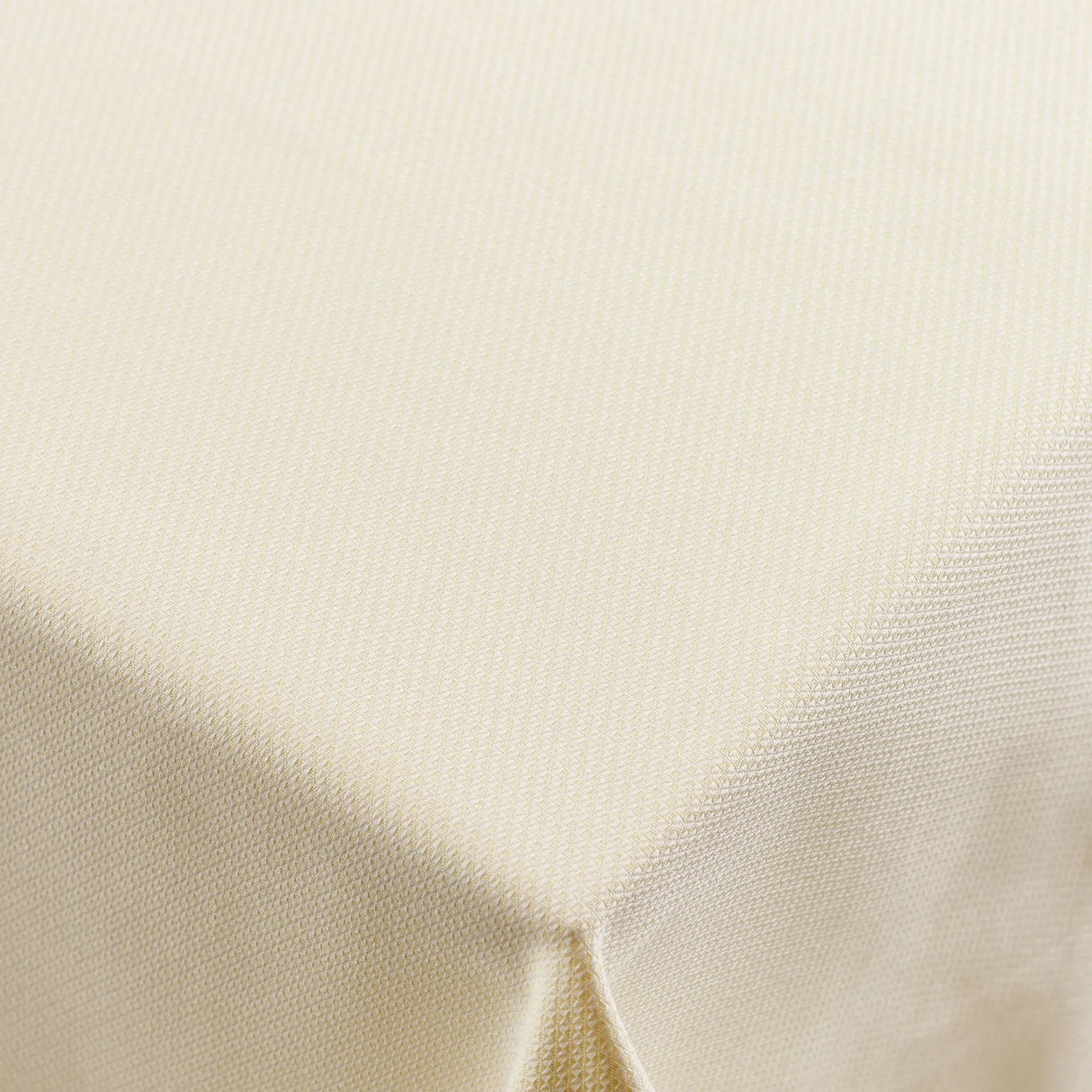 Gelbe Tischdecke Dijon mit feinem Muster - warme Eleganz für gehobene Restaurants & Events