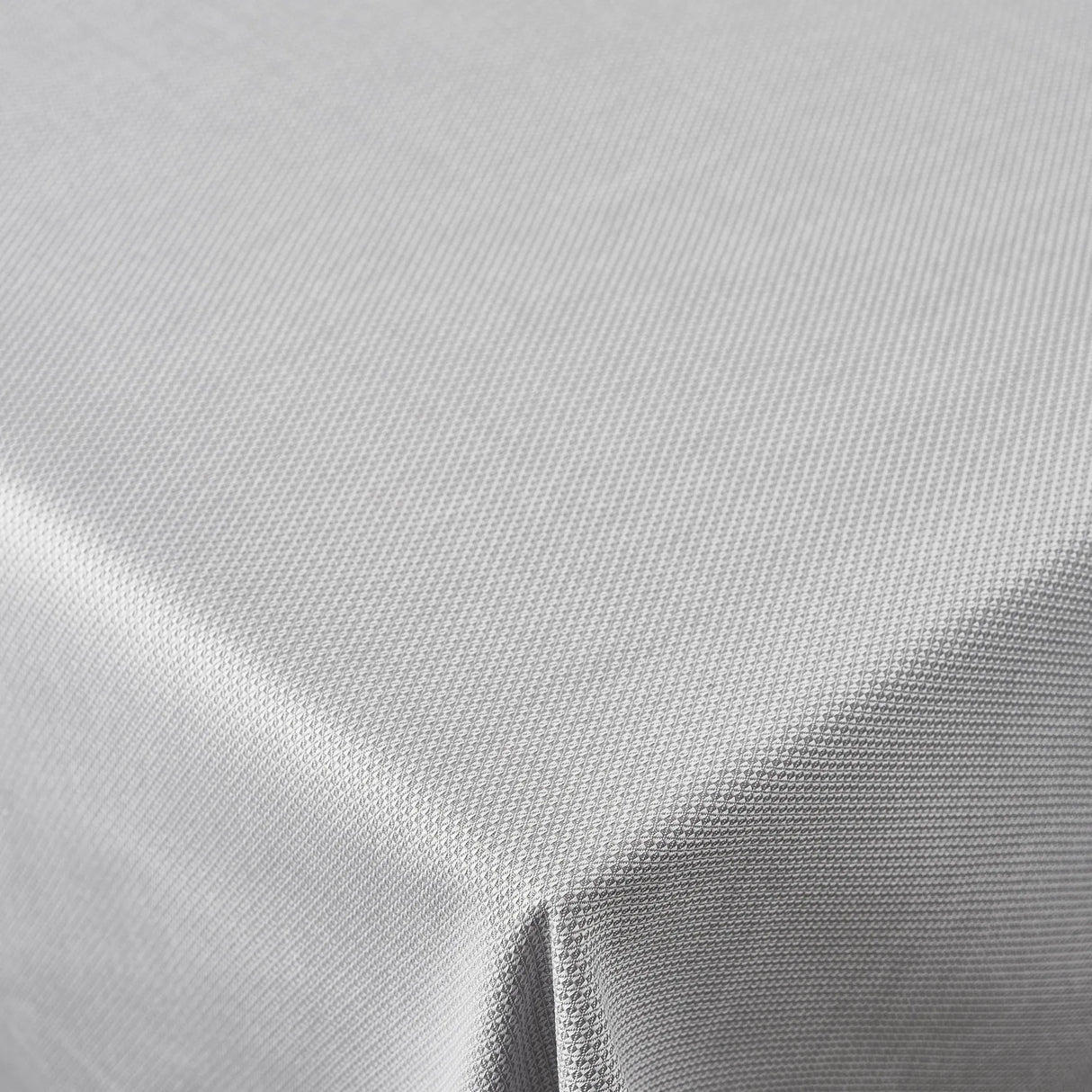 Graue Tischdecke Dijon mit edlem Muster - stilvolle Hotel- & Restaurantwäsche mit dezentem Glanz