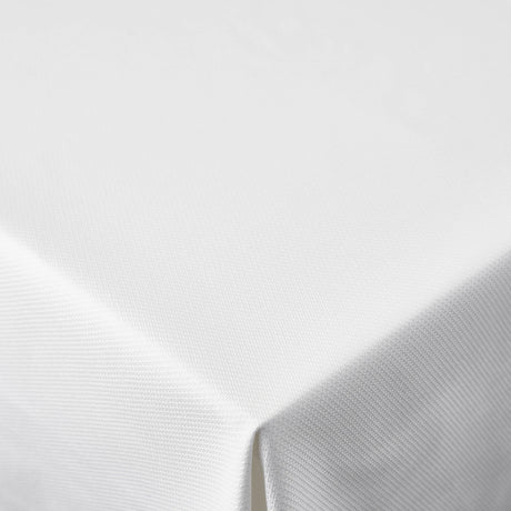 Weiße Tischdecke Dijon mit edlem Muster - hochwertige Hotelqualität mit BeirTex®-Technologie